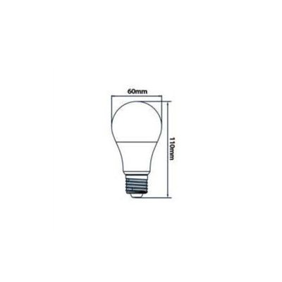 หลอดไฟ ECO PLUS LED BULB 110-250V 9W E27 LUMAX