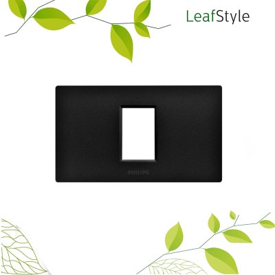 หน้ากากฟิลิปส์ รุ่นลีฟ LeafStyle Cover ดำ PHILIPS