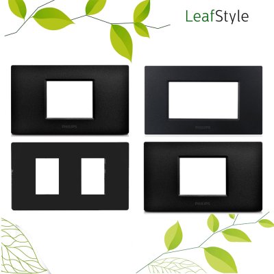 หน้ากากฟิลิปส์ รุ่นลีฟ LeafStyle Cover ดำ PHILIPS