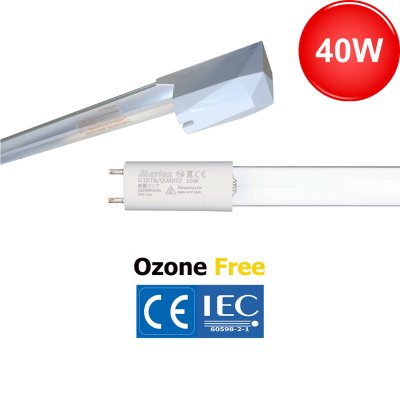 ชุดโคมหลอดฆ่าเชื้อ UVC 6W 15W 20W 40W MERLOX