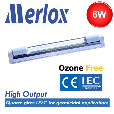 ชุดโคมหลอดฆ่าเชื้อ UVC 6W 15W 20W 40W MERLOX