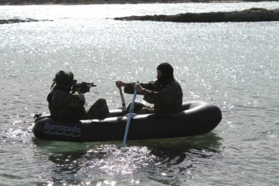 เรือยาง IBS ระบบเติมลมอัตโนมัติ แบรนด์ Barracuda