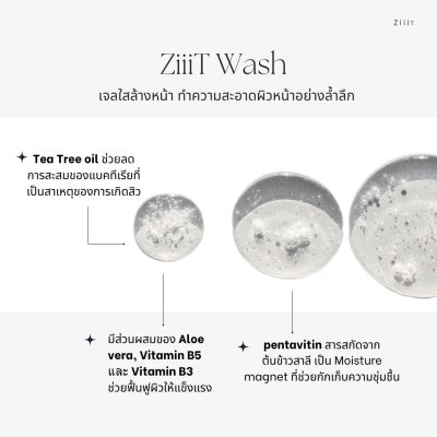 ZiiiT Wash 200 ml. (Pack2) ซิทวอช เจลใสล้างหน้าสูตรอ่อนโยน พัฒนาขึ้นสำหรับผิวที่เป็นสิวง่าย และผิวบอบบาง