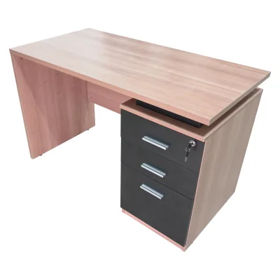 โต๊ะทำงานไม้ ลิ้นชัก 3 ชั้น โต๊ะทำงานไม้ ลิ้นชัก 3 ชั้น