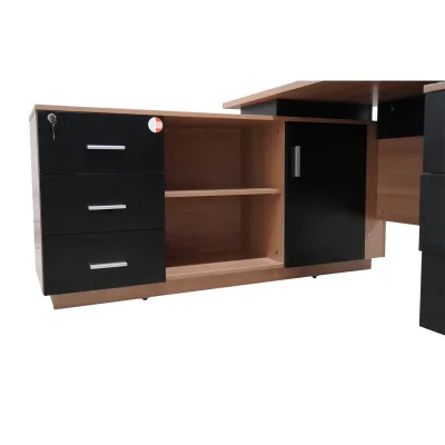 โต๊ะทำงานไม้ พร้อมตู้ข้างโต๊ะ โต๊ะทำงานไม้ พร้อมตู้ข้างโต๊ะ