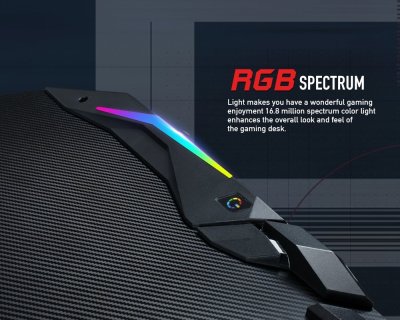 โต๊ะเล่นเกม Nubwo NXGD-800 RGB Spectrum Gaming Desk