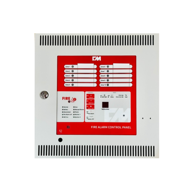 CM-CP1 5/10 Zone Fire Alarm Control Panel ยี่ห้อ CM ด้านหน้า