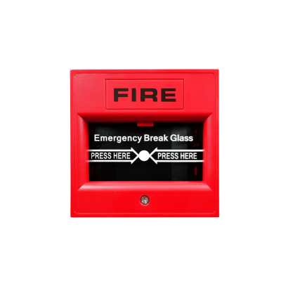 อุปกรณ์แจ้งเหตุด้วยมือ ชนิด Break Glass CM-FP116 ด้านหน้า