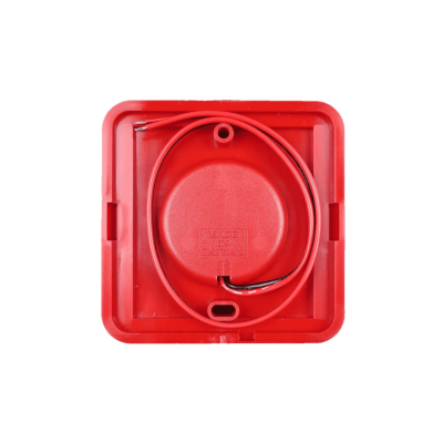 กระดิ่งแจ้งเหตุเพลิงไหม้ CM-ST100A พร้อมไฟกระพริบ strobe ด้านหลัง