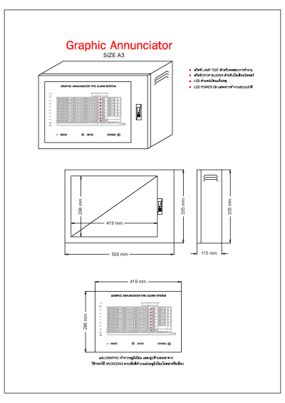 ตู้กราฟฟิค firealarm