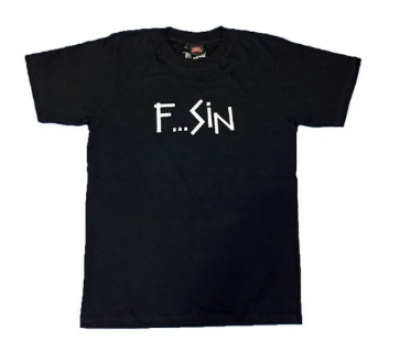 [Slank] - T-shirt F...SIN Black