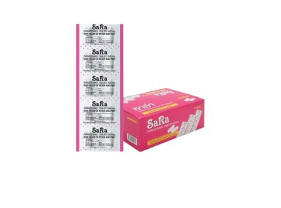 SARA กล่อง20แผง (เม็ดรี)