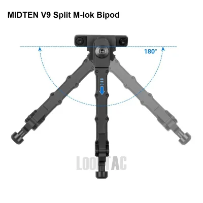 MIDTEN V9 Split M-lok Bipod-02