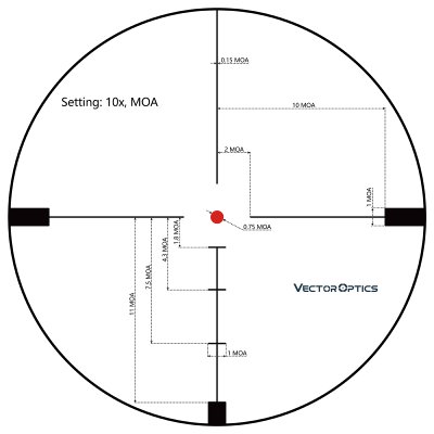 Vector Optics Hugo 4-16x44GT SFP Rifle scope