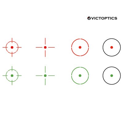 Victoptics Z1 1x23x34 Red Dot Sight C-more