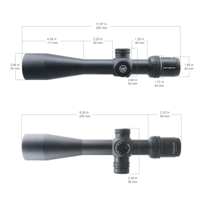 Vector Optics Veyron 6-24x44 IR FFP Compact Rifle scope