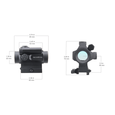 Vector Optics Nautilus Double Reticles 1x30 10 Vector Optics Nautilus Double Reticles 1x30 10