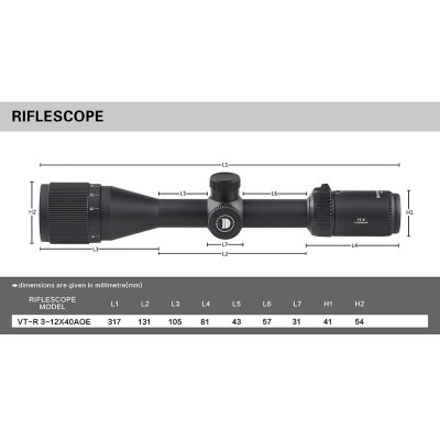Discovery Optics VT-R 3-12X40AOE