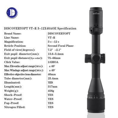 Discovery Optics VT-R 3-12X40AOE