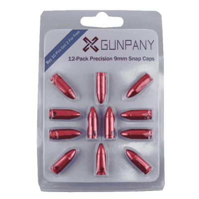 Gunpany 12-Pack 9mm Snap Cap 03 Gunpany 12-Pack 9mm Snap Cap 03