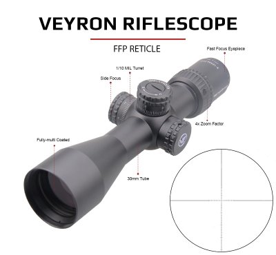 Vector Optics Veyron 3-12x44 FFP Compact Rifle scope