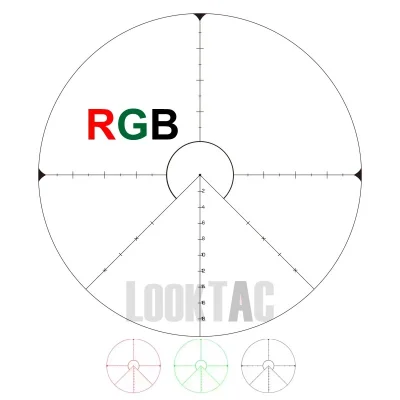 T-EAGLE EOX PRO 1.2-6X24 IR SFP LPVO เส้นเล็ง