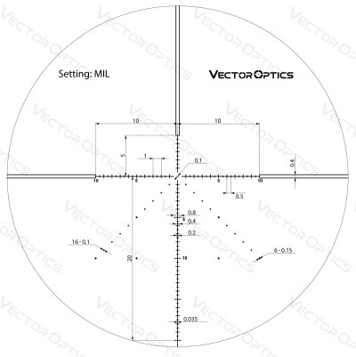 Vector Optics Veyron 4-16x44 IR FFP Compact Rifle scope