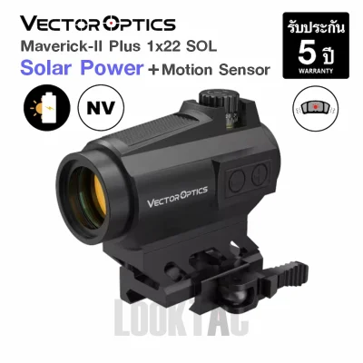 Vector Optics Maverick-II Plus 1x22 SOL Solar Power Motion