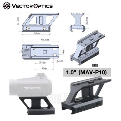 ขากล้อง Cantilever Picatinny Riser Mount สำหรับ Maverick, Scrapper, AimPoint Micro
