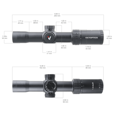 Victoptics S4 1.5-6X28 SFP RifleScopes