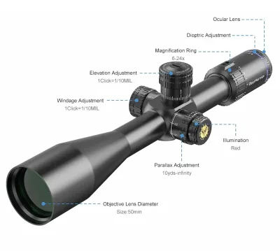 Westhunter HD-N 6-24X50 SFIR FFP Zero Stop 08