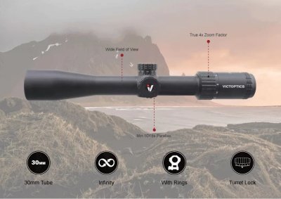 VictOptics S4 3-12x40 MDL MIL