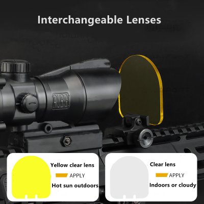 อะคริลิคปิดดอท กันแตก พร้อมราง 21mm. พับได้ 06 อะคริลิคปิดดอท กันแตก พร้อมราง 21mm. พับได้ 06
