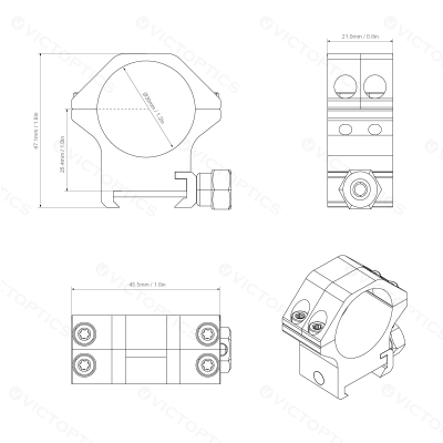 ขากล้อง Weaver VIMW-11