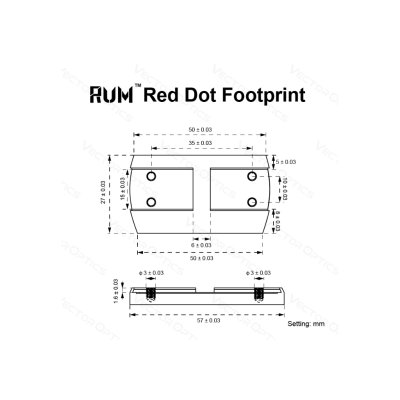 VictOptics SRD 1x20 Reflex Sight Red Dot 006
