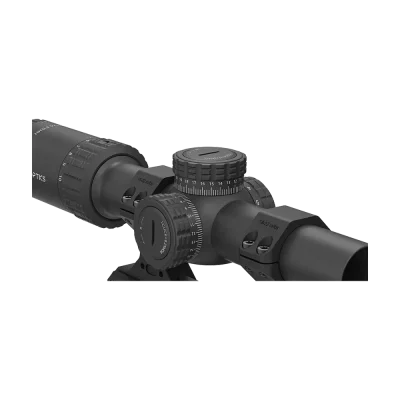 S10 1-10x24i LPVO Fiber SFP Rifle Scope w 1-Piece Extreme High Picatinny AR Mount Kit (SKU OPSL139)