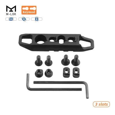 รางเสริมอลูมิเนียม Picatinny 21mm แบบ 2 ระบบ (M-LOK & Keymod) ขนาด 3 Slot