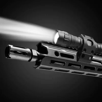 แคลมป์ยึดไฟฉาย M-LOK ขนาดท่อ 1 นิ้ว (25.4mm) ขาจับไฟฉายเฉียงสำหรับระบบ M-LOK