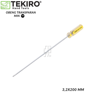 TEKIRO Obeng Gagang Kristal Min (-) 3,2x200mm SD-IL0825