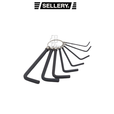 Sellery Kunci L Pendek Set 8 Pcs - Hex Key Chrome Vanadium