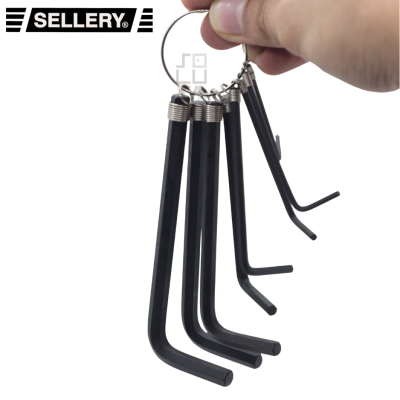 Sellery Kunci L Pendek Set 8 Pcs - Hex Key Chrome Vanadium