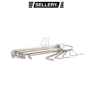 Sellery Kunci L Pendek 10 Pcs - Chrome Vanadium