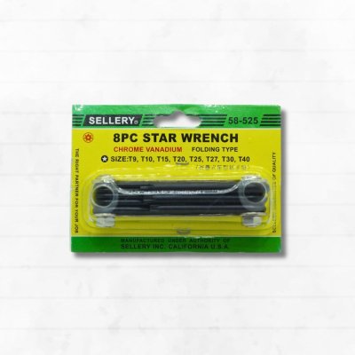 KUNCI L BTG 8PCS LIPAT 58-525