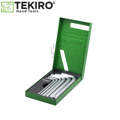 TEKIRO HK-ST1211 Kunci L Set Bintang Box Besi 6 pcs Pendek
