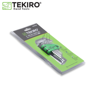TEKIRO Kunci L Set Pendek 8 Pcs 2-10mm HK-SS1202