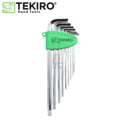 TEKIRO HK-BP1204 Kunci L Set Ballpoint 9 pcs Panjang