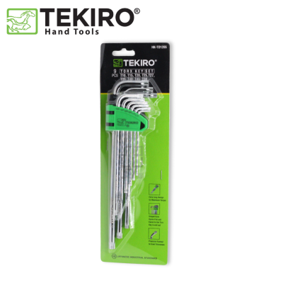 TEKIRO HK-TO1205 Kunci L Set Torx / Kunci L Bintang 9 pcs