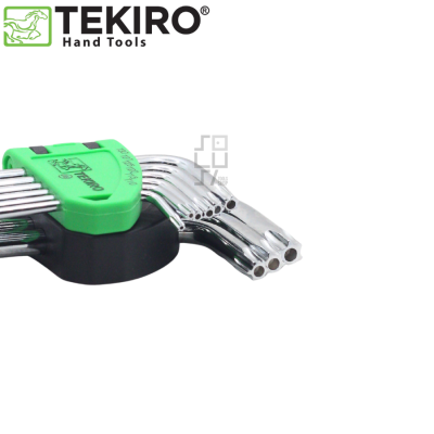 TEKIRO HK-TA1206 Kunci L Bintang Set 9 Pcs Lubang T10-T50