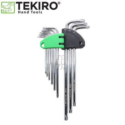 TEKIRO HK-TA1206 Kunci L Bintang Set 9 Pcs Lubang T10-T50