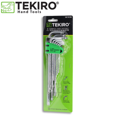 TEKIRO HK-TA1206 Kunci L Bintang Set 9 Pcs Lubang T10-T50